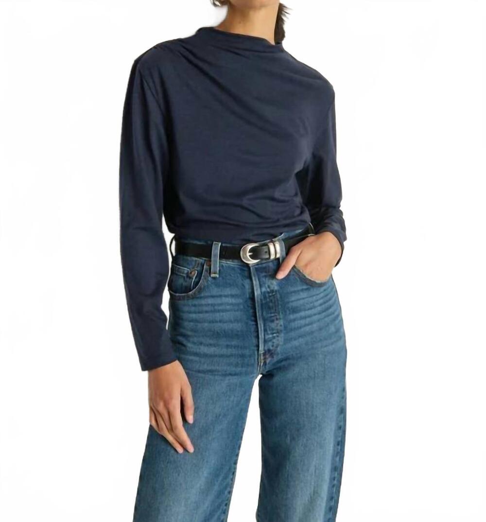 NEW NATION LTD kristen tee in navy sky